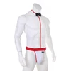 Sexy Male Mankini Underwear G String Men Sexy Bodysuit Thong Bow Tie Waiter Homme One-piece Lingerie Erotic Performance Costume ► Photo 2/6