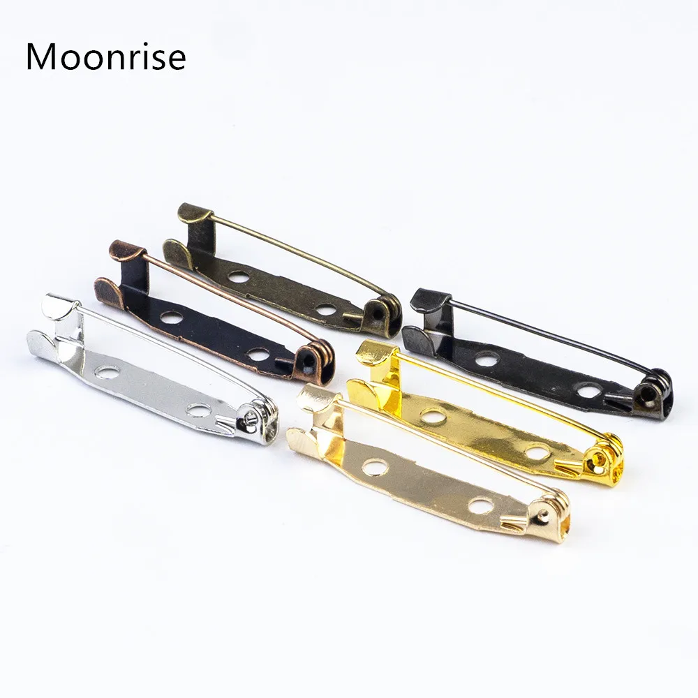 50Pcs 15/20/25/30mm Brooch Bar Pins Findings Safety Pin Back Clasp For Craft Jewelry Making | Украшения и аксессуары