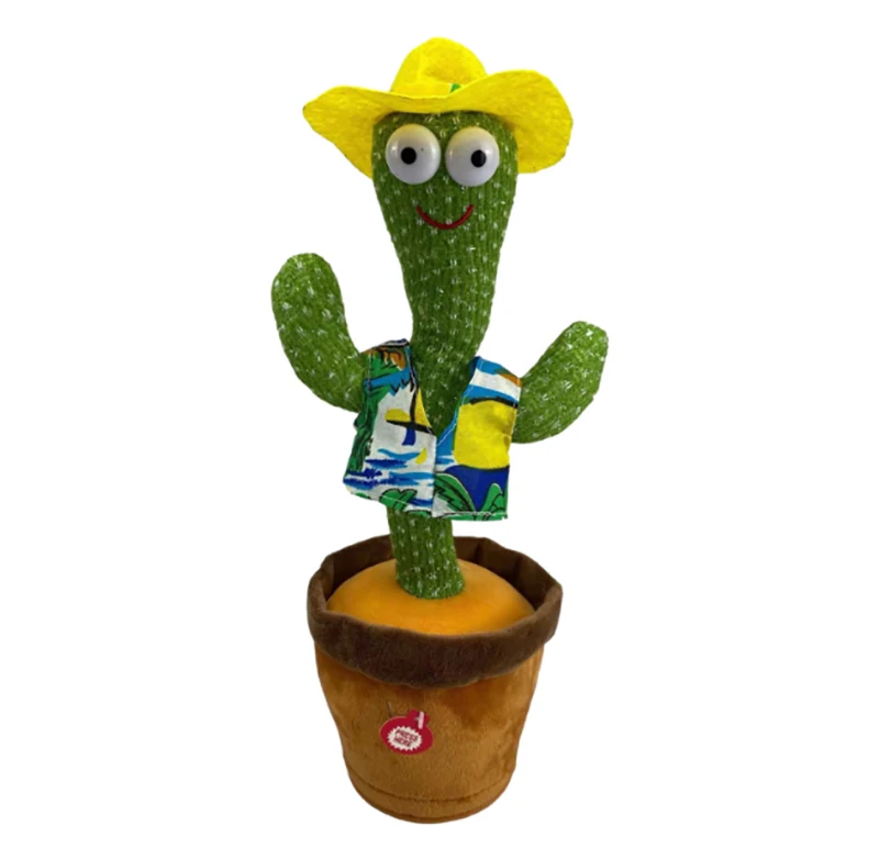 Sound Mimicking Dancing and Singing Cactus Toys