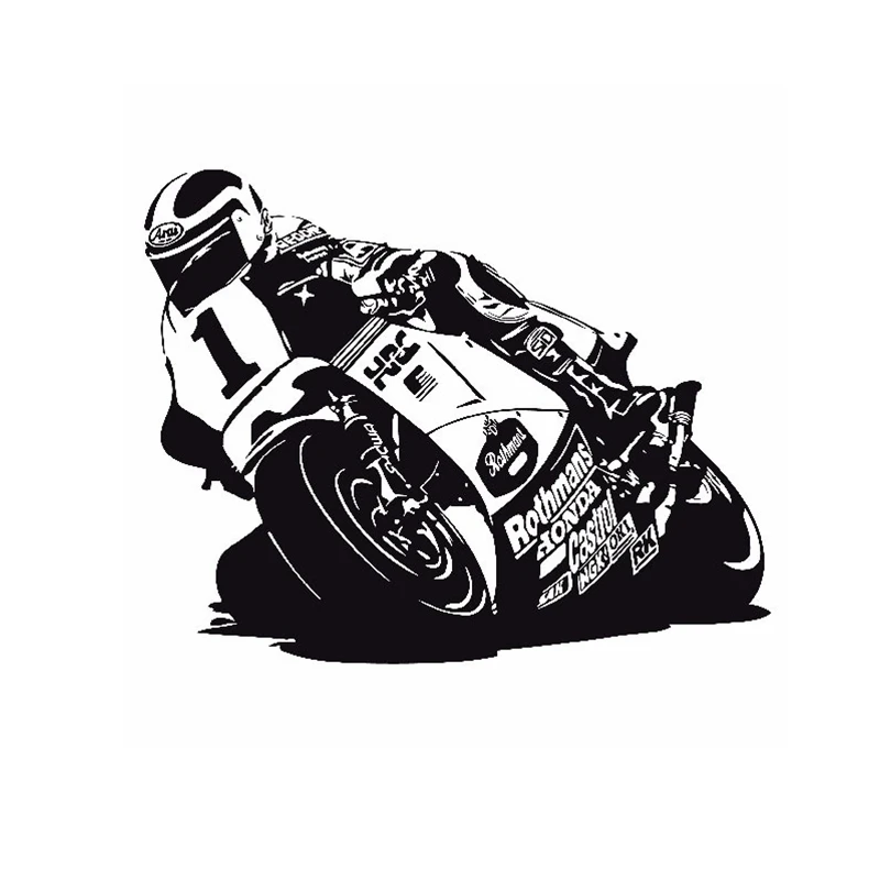 Dctal Heavy Motorcycle Racing Sticker Vehicle Decal Posters Vinyl Wall Decals Classical Autobike Pegatina Decor Mural Sticker