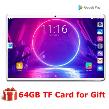 

New Design Google Android 9.0 OS tablet 10 inch 4G Phone Call 64GB Storage Dual Camera 5.0MP 1280*800 IPS Wifi Bluetooth Netflix