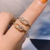 Luxury Elegant Brazil Initial Stackable Rings for Women Wedding CZ Finger Rings Beads Charm Ring Bohemian Beach Jewelry J1943 1