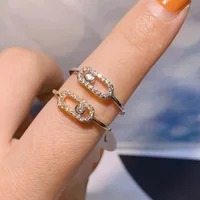 Luxury Elegant Brazil Initial Stackable Rings for Women Wedding CZ Finger Rings Beads Charm Ring Bohemian Beach Jewelry J1943 1