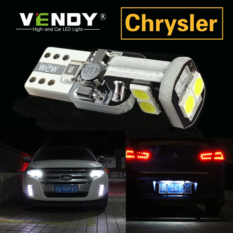 

1pcs LED Clearance Light License Plate Bulb Lamp W5W T10 194 For Chrysler 300 300C PT Cruiser Sebring Aspen Crossfire Pacifica