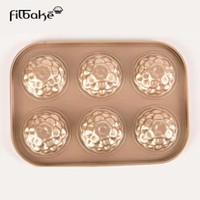 Filbake Хризантема цветок торт выпечки противни для выпечки металлическая Форма для торта на день рождения Силиконовые формы для выпечки Инструменты