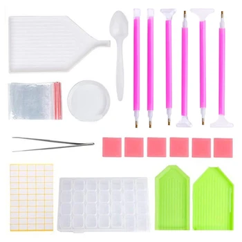 

Diamond Painting Tools 20pcs 5D Diamond Painting Accessories Kits
