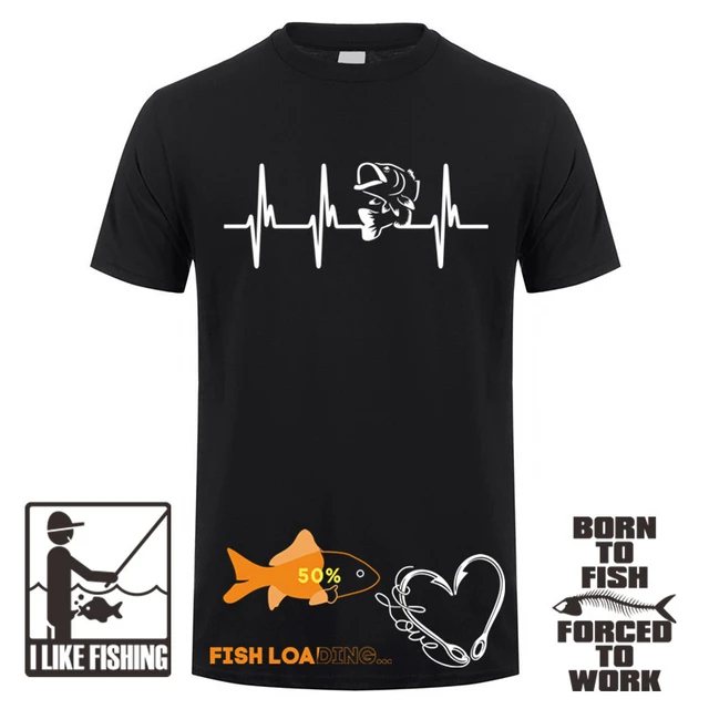 Funny Born To Go Fishing Bass Fish Apparel' Men's T-Shirt