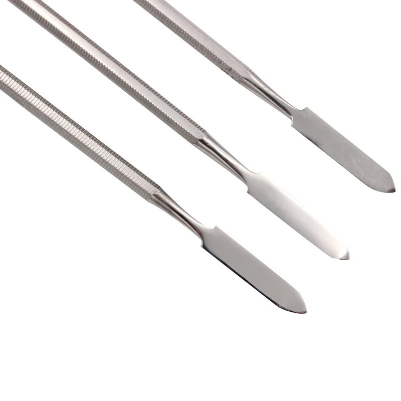 3 шт. лопатка для смешивания из нержавеющей стали Spatuler стержень Стоматологическая косметика для ногтей основа тени для век смешивающая палочка цветные инструменты