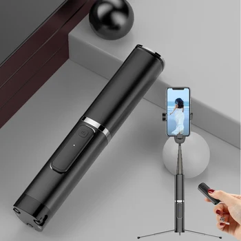 

3 in 1 Bluetooth Selfie Stick Tripod Phone Table Holder Foldable Remote Control Metal Selfie Stick for Samsung/Redmi/iPhone