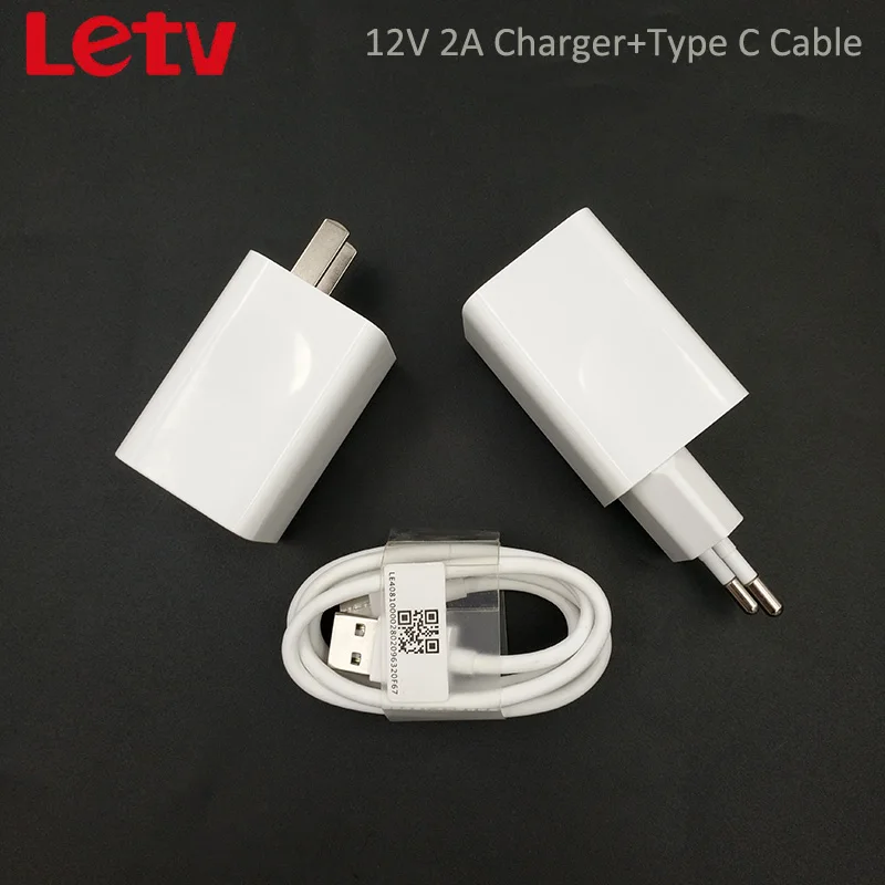 

Original LETV Fast Quick Charger QC3.0 12V 2A US EU Plug Adapter Type C 100cm For Letv Leeco LE Pro 3 3S S3 1S 1 Pro 2 Max 2 Pro