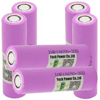 

Russian Warehouse Fast delivery INR 18650 Battery 30Q li-ion batteries lithium 3000mah 3.7V 30A high drain 10C rechargeable