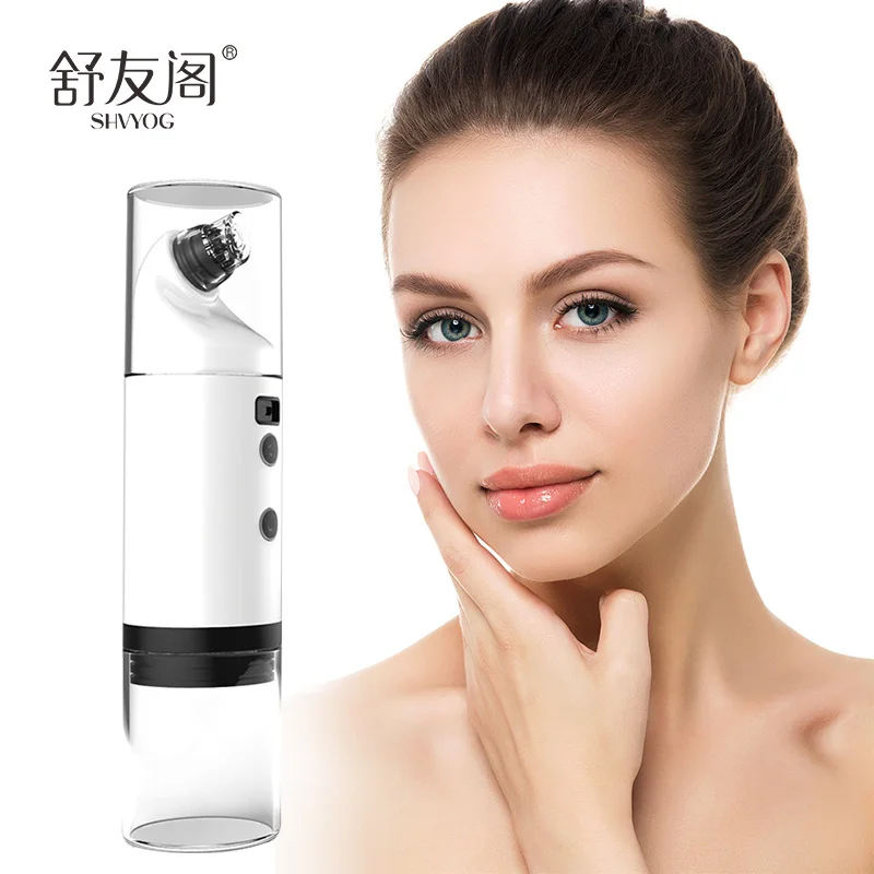 

Blackhead Remover Water Cycle Vacuum Facial Black Head Spots Dots Pore Acne Pimples Suction Extractor Tools Small Bubbles Clean