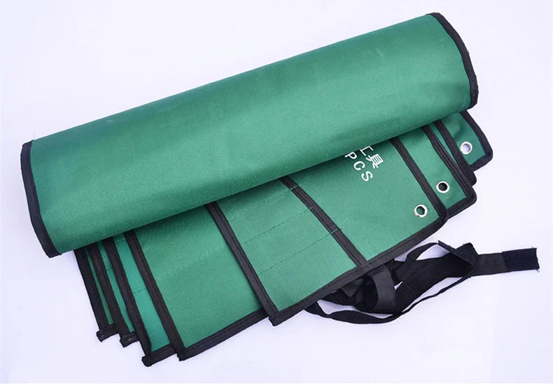 Профессиональный усиленный полотняная сумка для инструментов гаечный ключ накладные карманы на кровать электрик инструмент хранения