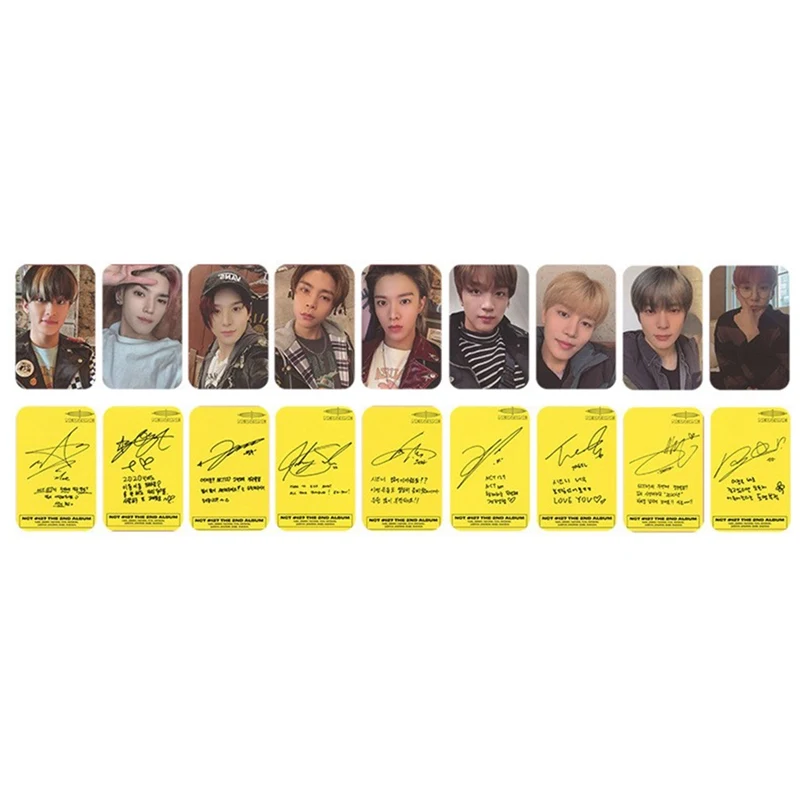 9 шт./компл. новый альбом KPOP NCT 127 NeoZone JaeHyun Mark Photo Card K POP самодельные бумажные карты