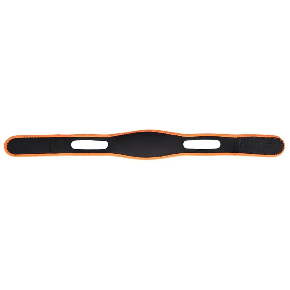 Orange Anti snore ремешок для подбородка пояса деликатная подтяжка лица 7 цветов подтяжка подбородка ремни тонкий массажер сон Предотвращение храпа оголовье поддержка - Цвет: Orange