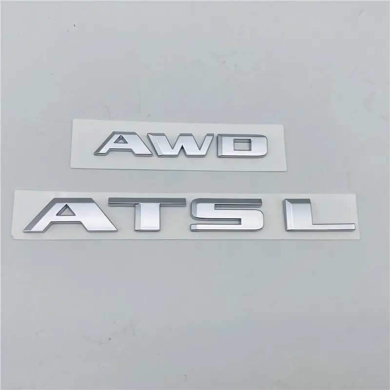 

Drop Shipping Rear Trunk Tail Lid Emblem Logo Sign Letters Sticker For Cadillac AWD XT5 ATSL XTS CT6 CTS4