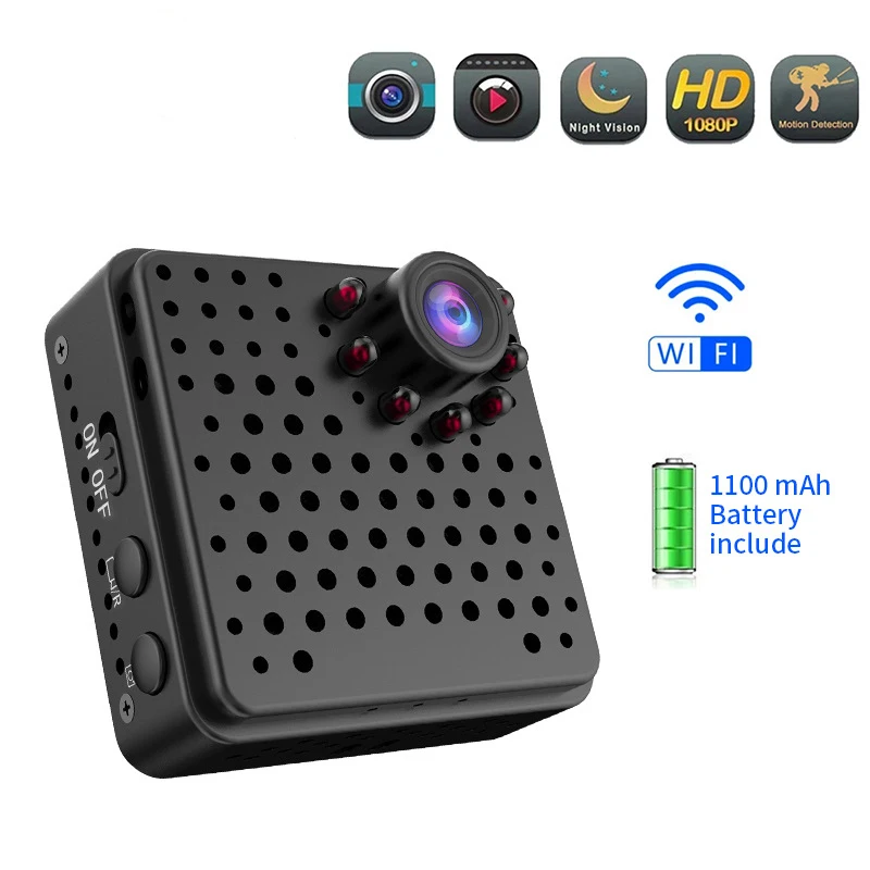 Mini Camera Wifi Wireless Full Hd 1080p Home Security Micro Camcorder ...
