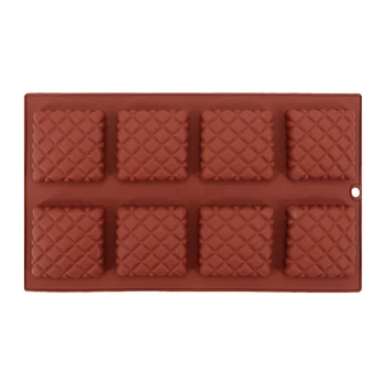 

BAYCHEER Rhombus Lattice Shape Cake Mould 8 Cavity Silicone Cookie Biscuit Chocolate DIY Mold Baking Tool Kitchen Accessories
