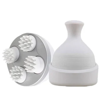 

Pet Cat Massager USB Intelligent 3D Cats Head Massager Automatic Rotate Waterproof Electric Cat Head Hair Cleaner Dust