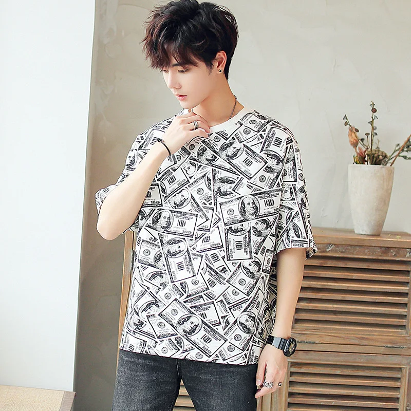 

Large Size Batwing Shirt Special-5 Points Sleeve T074 P45