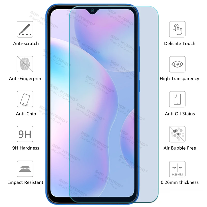 iphone screen protector for redmi 9a glass protective for xiaomi readmi 9a 9c 9t Screen Protector Redmi9a redmi9 a armored safety Tempered Glas 1 to 3 t mobile screen protector