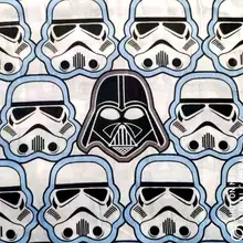 100*110 см классический Звездные войны Робот хлопчатобумажная ткань для детей лоскутное одеяло подушки наволочки шитье ручной работы Tissus