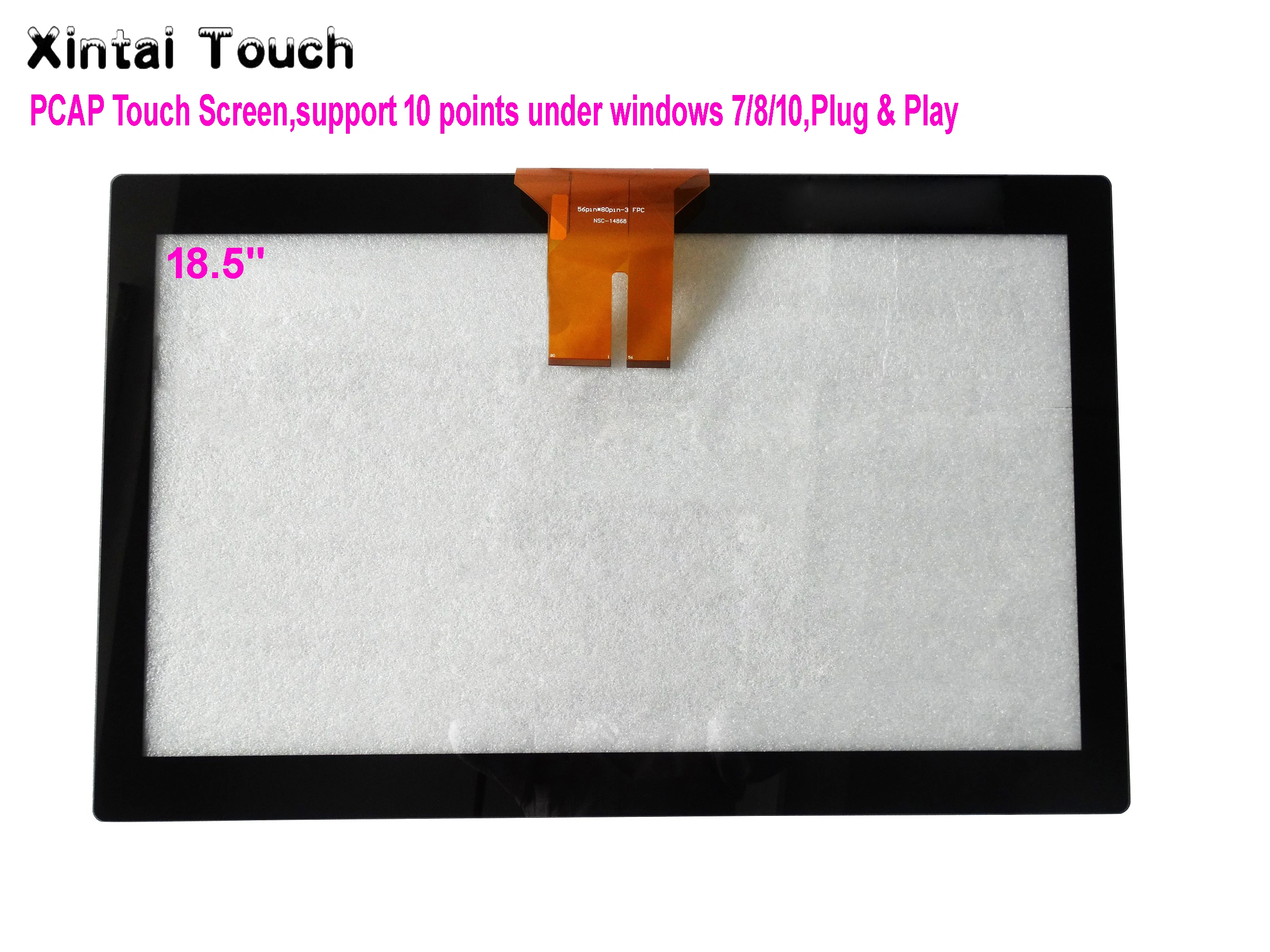 18.5" 10 Points Projected Capacitive Touch Screen Panel Overlay Kit
