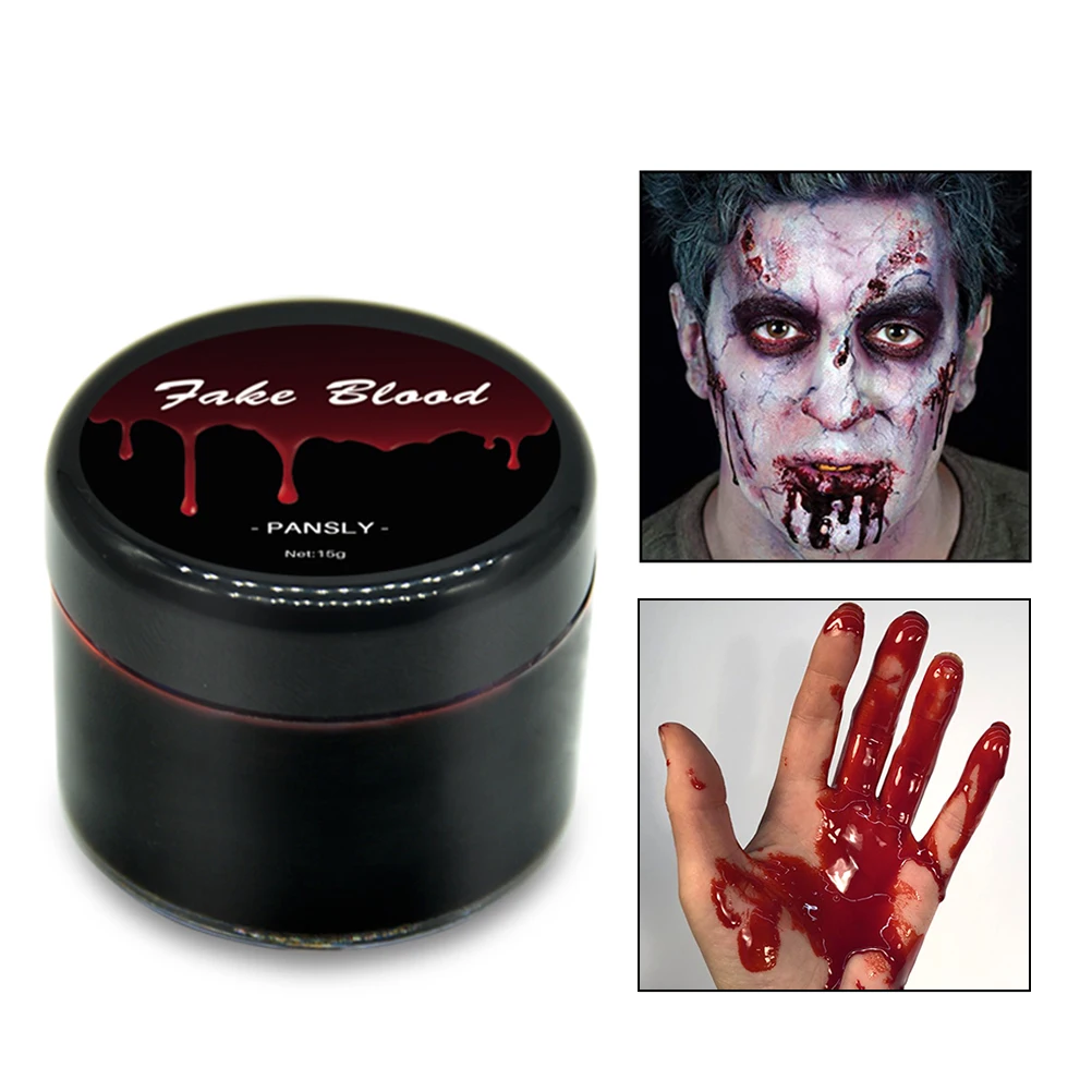 15 г Безопасный легко чистый Хэллоуин искусственная кровь вампир лицо тело краска
