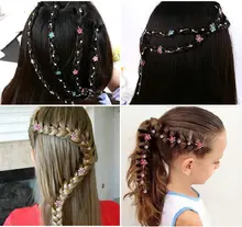 Extensión de cabello para niña, herramienta de diamantes de imitación, horquilla trenzada con purpurina, accesorios para el cabello de Boda nupcial, 2020