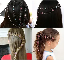 2020 New Girl Hair Extension Rhinestone Tool Glitter braid hairpin Bridal Wedding  Hair Accessories