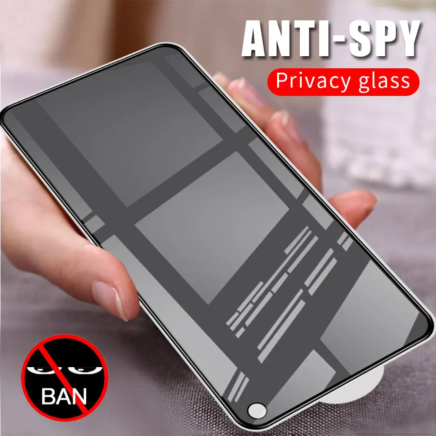 Антишпионское закаленное стекло для Samsung A30S A50S A20S A10S A70S A20E A51 A71 A01 M30S M40 Защитная