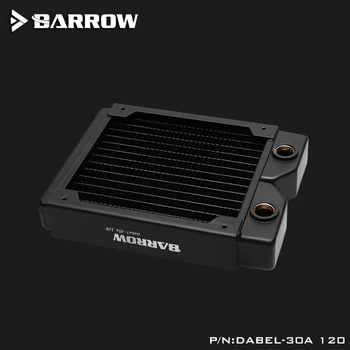 

BARROW 30mm Thickness Copper 120mm Radiator Computer Water Discharge Liquid Heat Exchanger G1/4 Threaded use for 12cm Fans