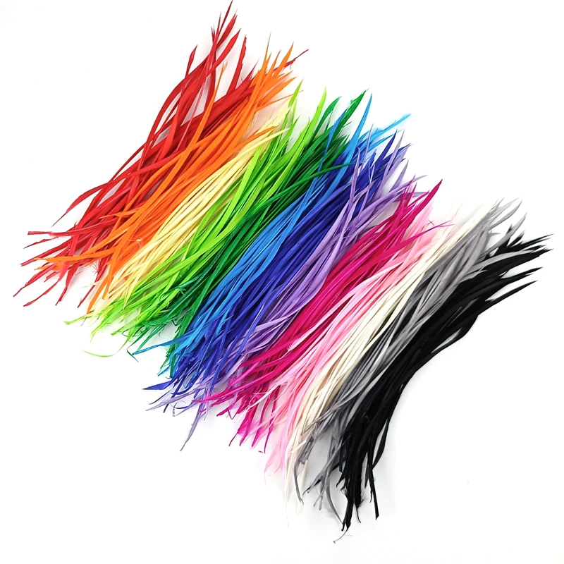 Dyed Goose Feathers For Crafts Jewelry Creation DIY Handicraft Accessories 13-18cm goose feathers craft feathers natural feathers mixed color feathers