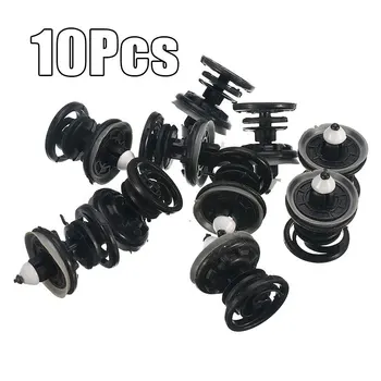 

10pcs Car Interior Door Panel Card Trim Fastener Clips For VW T4/T5 Transporter Caravelle Passat Golf GTI Polo TOUAREG For Audi