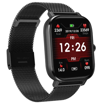 TIMEWOLF-Reloj Inteligente resistente al agua, Reloj Inteligente con llamadas, Bluetooth 2020, control de la presión sanguínea y Android para Xiaomi
