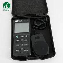 Тайваньский Цифровой Люксметр световой TES-1339 двойной Дисплей 4-разрядный светодиодный чтения Интегральная освещенность