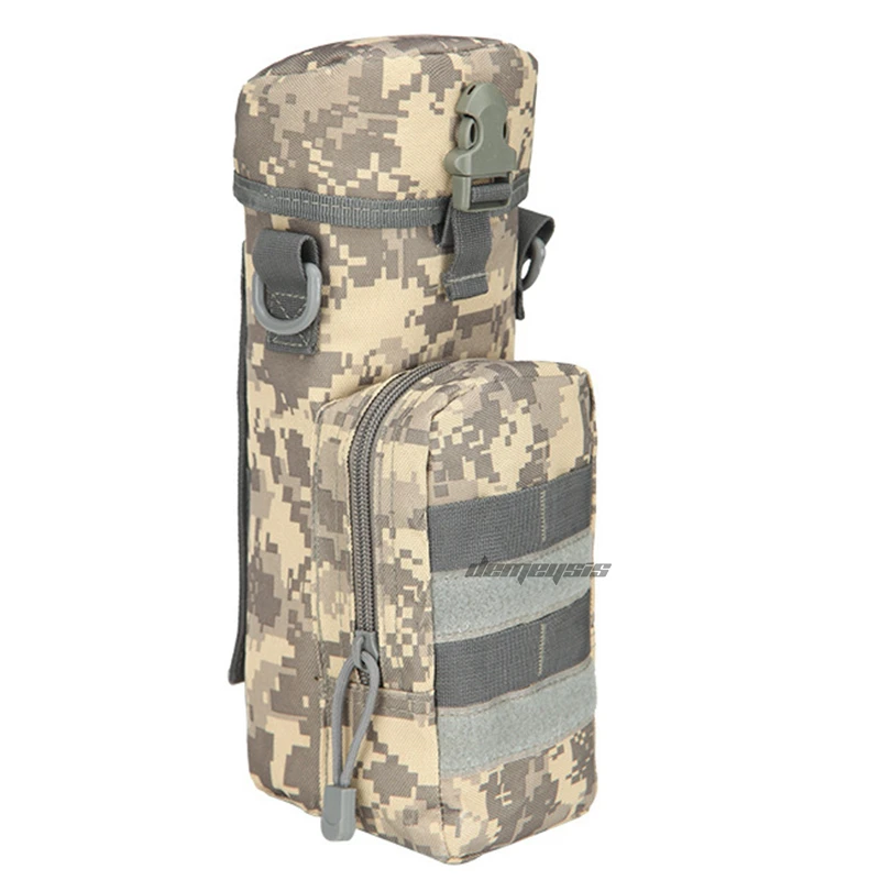 acu Molle Военная страйкбольная сумка для воды нейлоновая тактическая Боевая Наплечная Сумка для воды походная бутылка для воды охотничья велосипедная поясная сумка для чайника - Цвет: acu