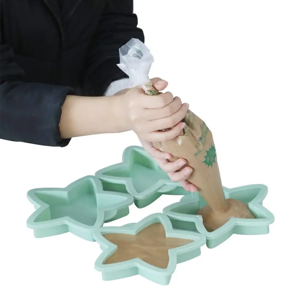 4PCS/SET Stainless Steel Shape Baking Tool Measuring Cup Measuring Spoon Set Home Suite Novice Bakery Meal