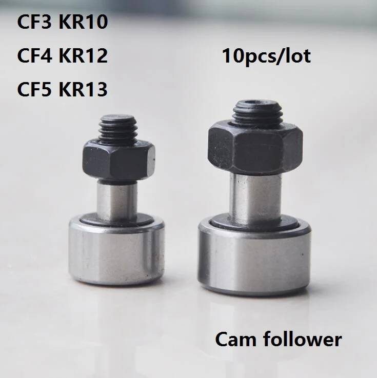 10 шт./лот CF3 CF4 CF5 CF6 CF8 CF10 CF10-1 CF12 CF12-1 Кэм последователь шпильковый тип опорных катков