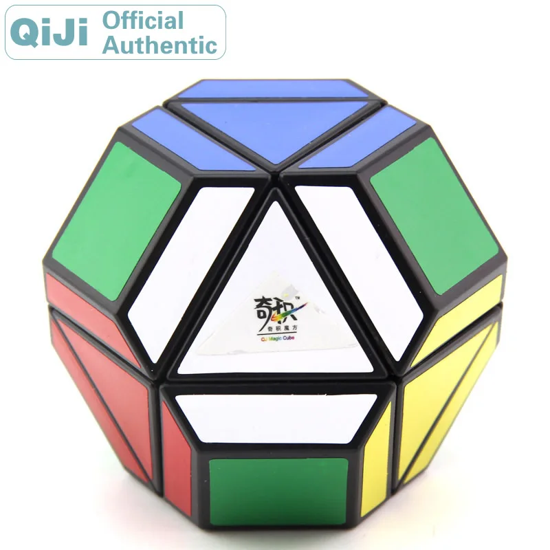 QiJi KingKong Megaminxeds лицо спектр магический куб QJ Cubo Magico Профессиональный Neo скоростной куб головоломка антистресс игрушки для