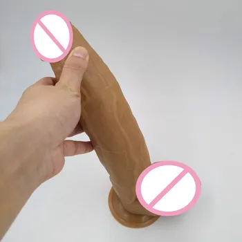 

31X5.8CM Huge Dildo No Vibrator Soft Big Suction Cup Penis Realistic Horse Dildo Female Masturbation Sex Toys Dildos For Women