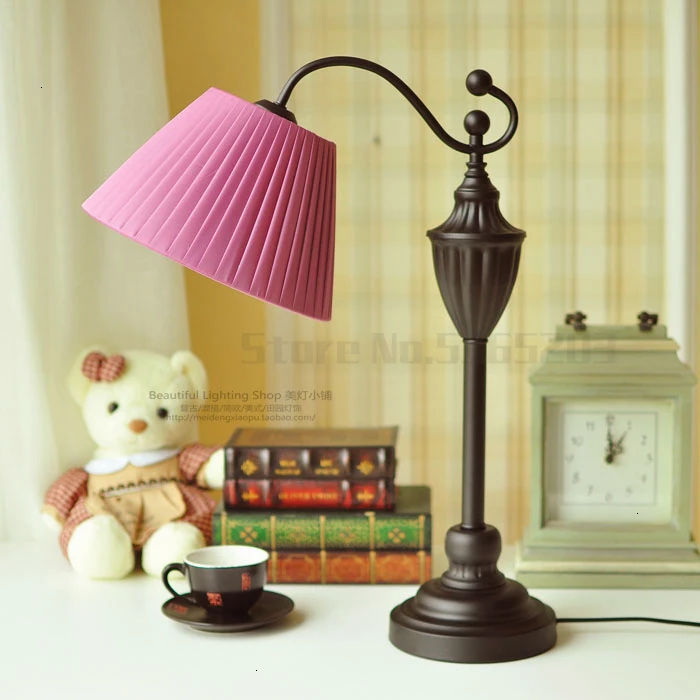 Современный американский стиль, простая настольная лампа, красивая Джейн, Европа, настольная лампа для учебы, лампа для спальни