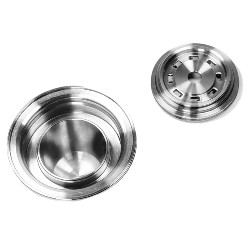 

Adapter for Nespresso Vertuoline Reusable Coffee Capsule Stainless Steel Material Transfer for Nespresso Filter
