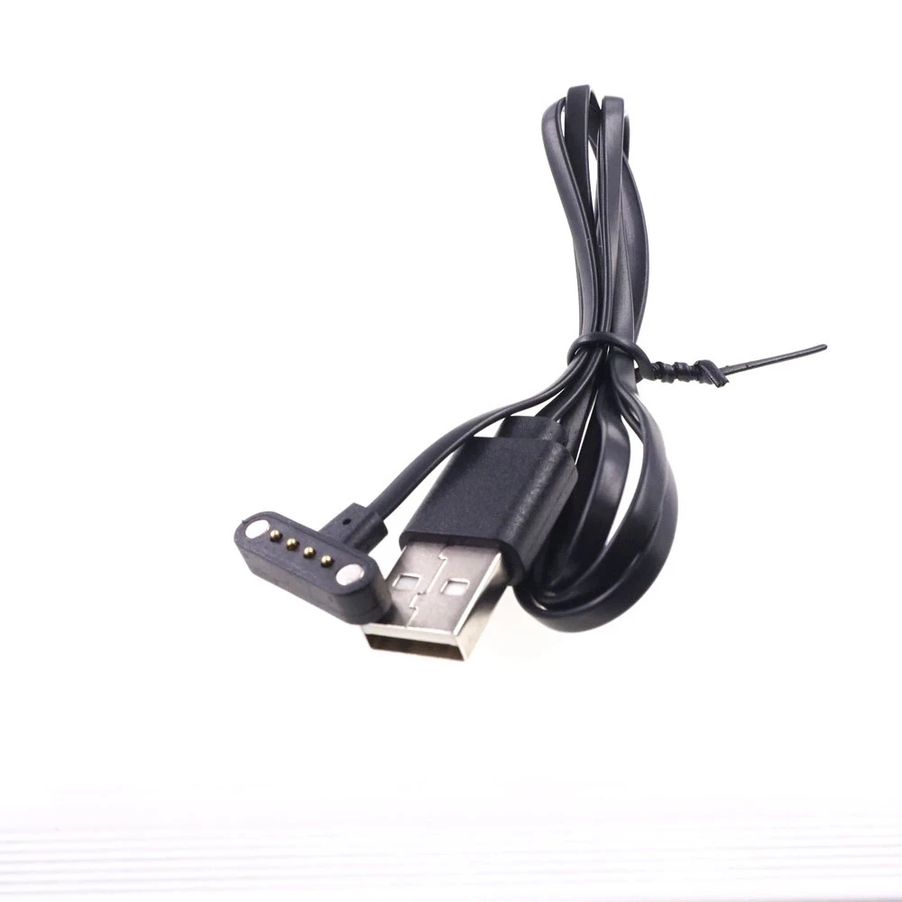 4 Pin Magnetic Charging Cable USB Charge Power Data transfer 3.0mm Space Grid Pogo Pin 4 Pins T Shape DM98 Smart Watch 1 Piece
