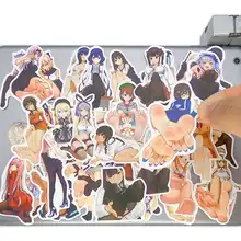 

50pcs Sexy Anime Beauty Manga Silk Stockings Girls Kawaii Otaku Waifu Phone Laptop Pad Case Guitar Skateboard Bike Car Stickers