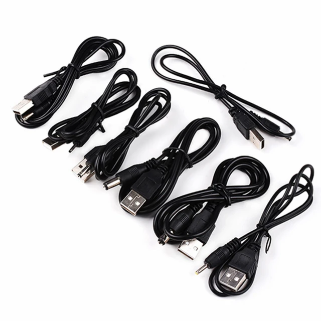 Usb To Dc Port Charging Cable Power Supply Cord Line Dc/5.5x2.1 Dc