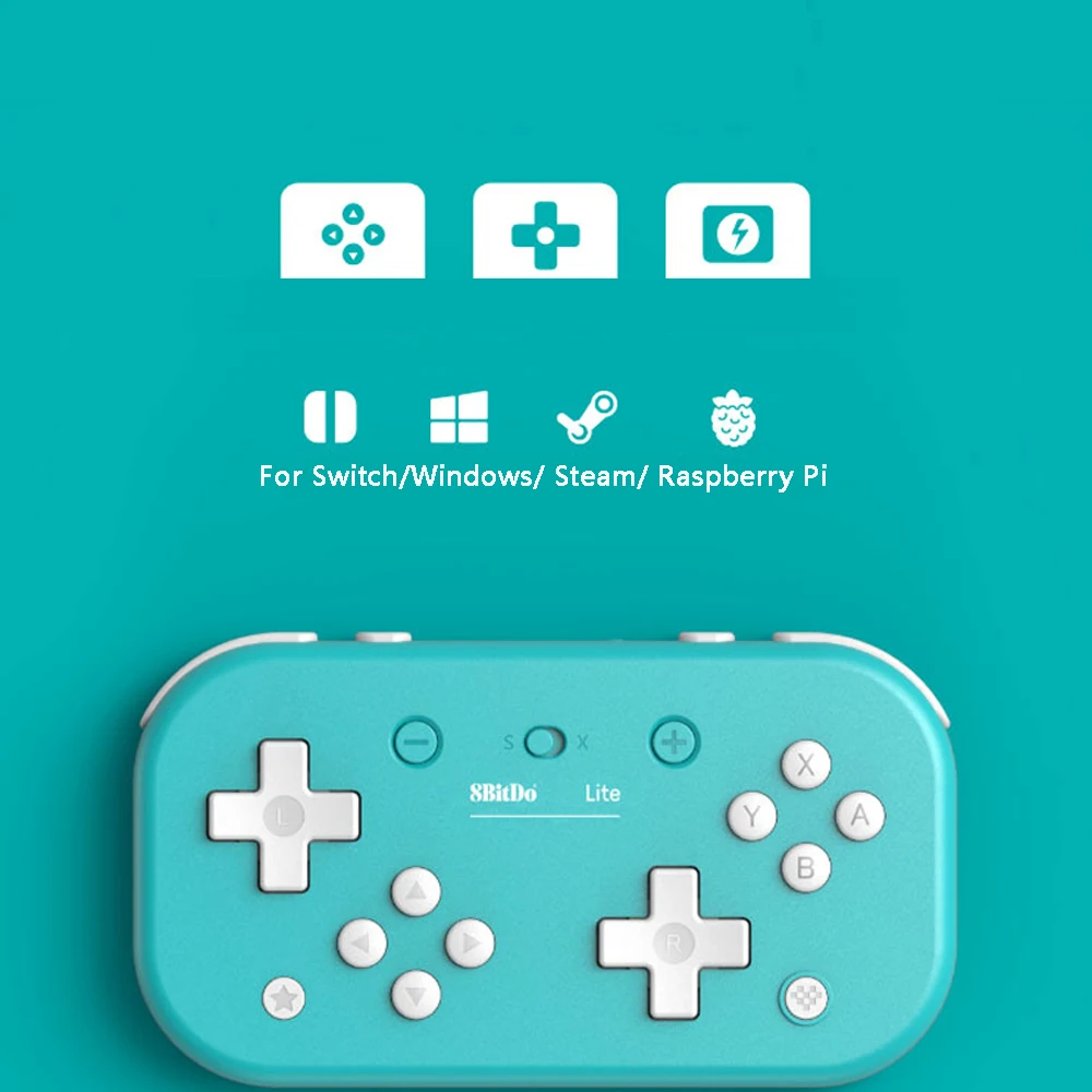 Беспроводной Bluetooth контроллер геймпад для 8BitDo Lite джойстик для Tetris 2D игры для Switch Lite/Windows/пара