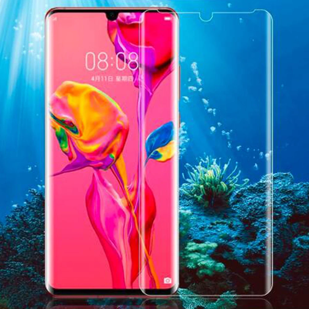 8D полное покрытие мягкая Гидрогелевая пленка для Huawei y9 Y7 Y6 Prime 2018 Pro защита экрана