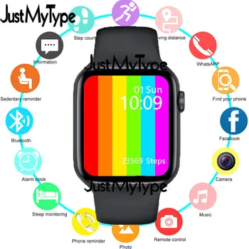 

2020 Smartwatch IWO W26 44mm Watch 6 Smart Watch ECG Heart Rate Monitor Temperature IP68 better than IWO 11 IWO 8 IWO 13
