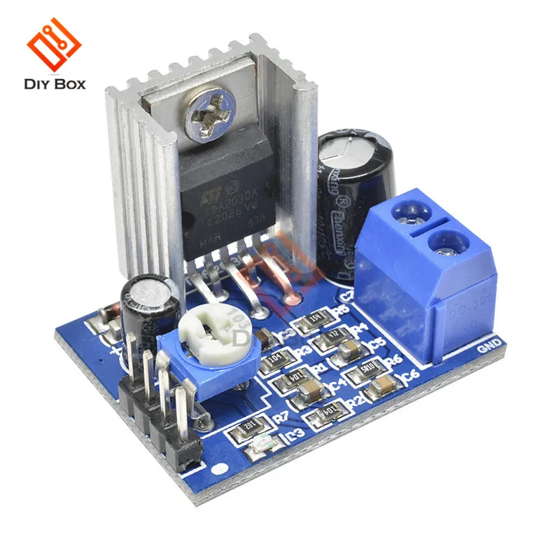 TDA2030 6 12 в 18 Вт один источник питания аудио усилитель плата модуль TDA2030A AMP DIY Kit